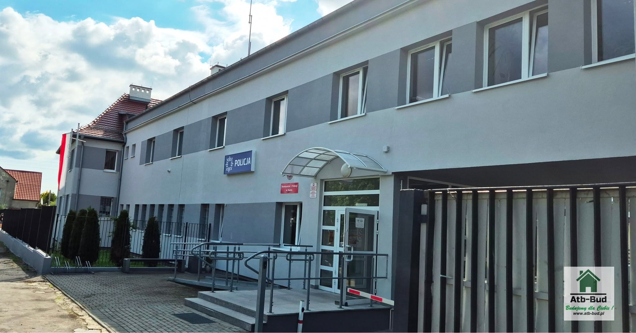 Remont elewacji Komisariatu Policji w Opolu