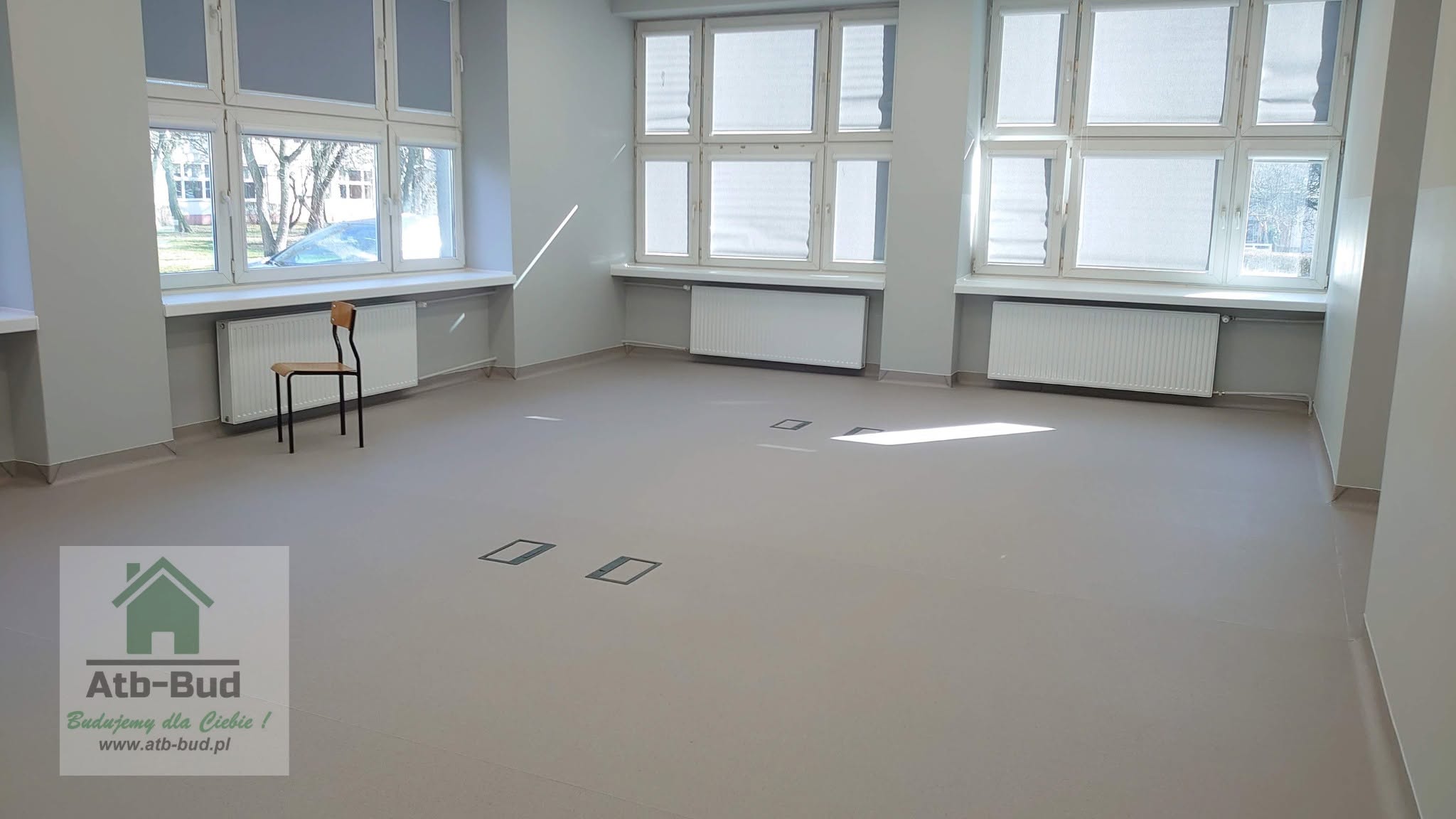 Remont klas w szkole gastronomicznej